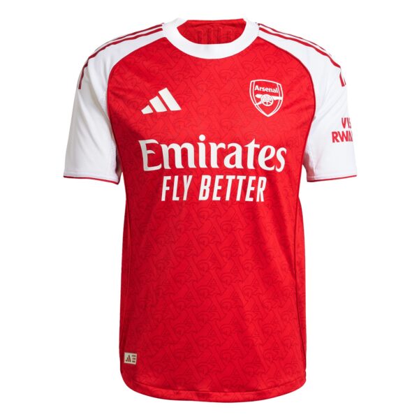 Arsenal player edition home jersey for the 2025-26 season